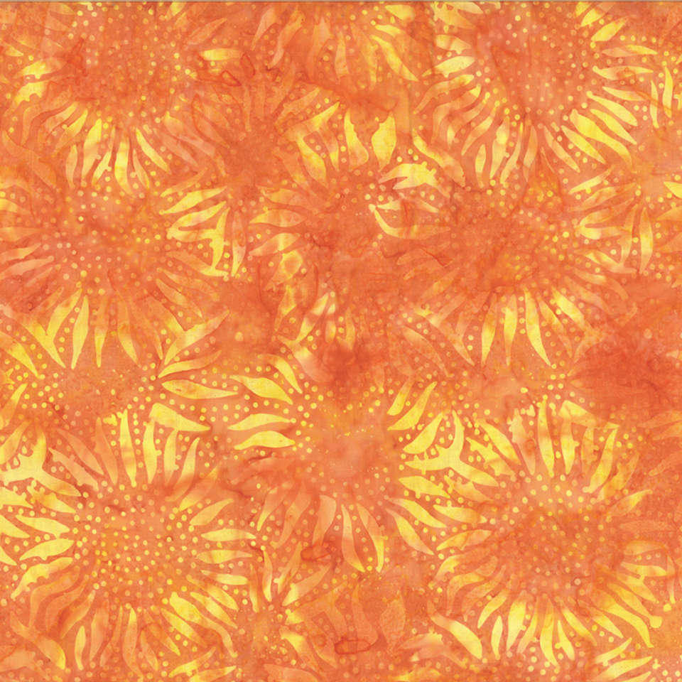 Hoffman California Fabrics - 2016 Winter Batiks - 884-152-Tangerine-H#4