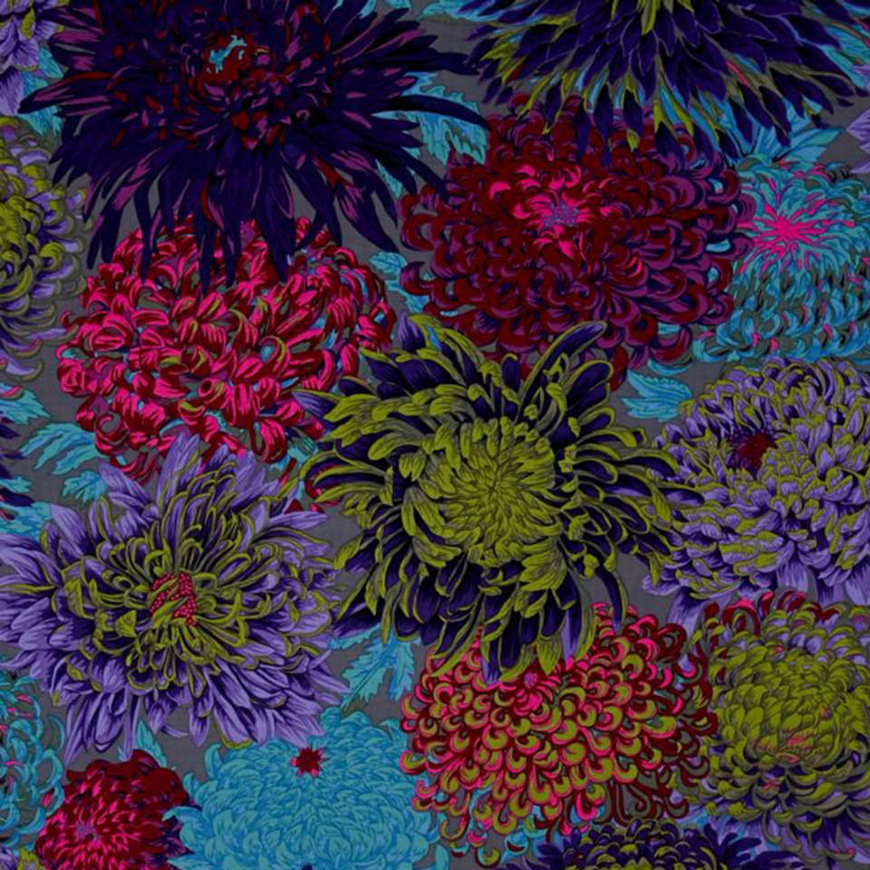 Free Spirit - Kaffe Classics Japanese Chrysanthemum - PWPJ041.ANTIQ