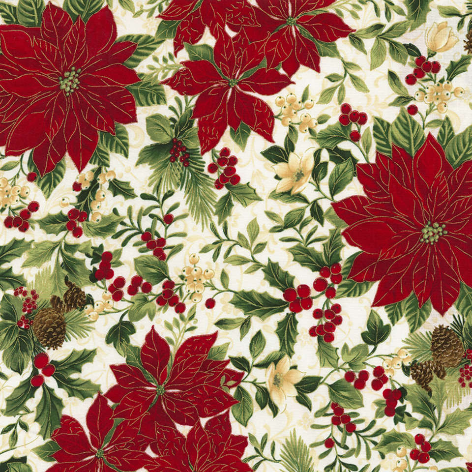 Timeless Treasures - Joyful Season - Holiday-CM5964-White