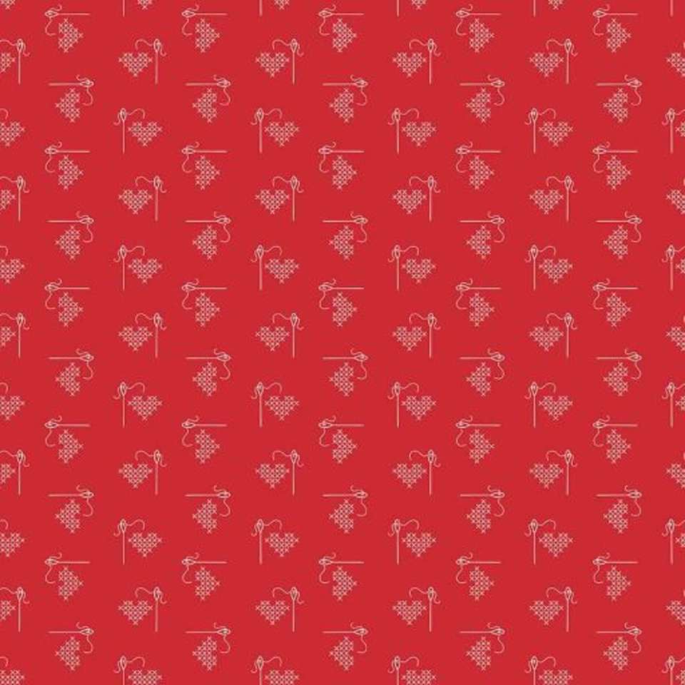 Riley Blake Designs - Bee Basics - C6401-RED_Basics_Heart