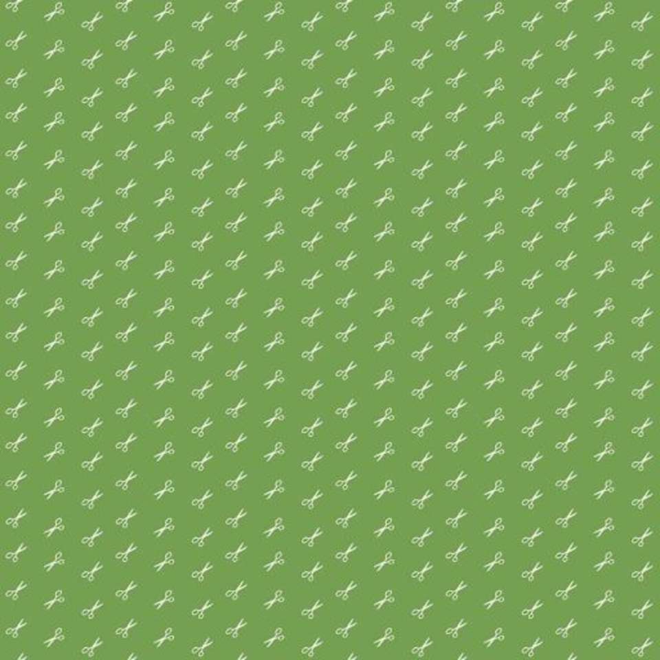 Riley Blake Designs - Bee Basics - C6408-GREEN_Basics_Scissor