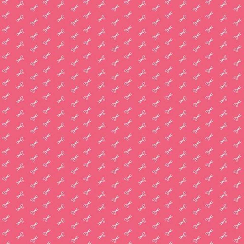 Riley Blake Designs - Bee Basics - C6408-RASPBERRY_Basics_Scissor