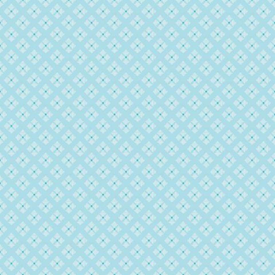 Riley Blake Designs - Bee Basics - C6409-AQUA_Basics_StitchedFlower