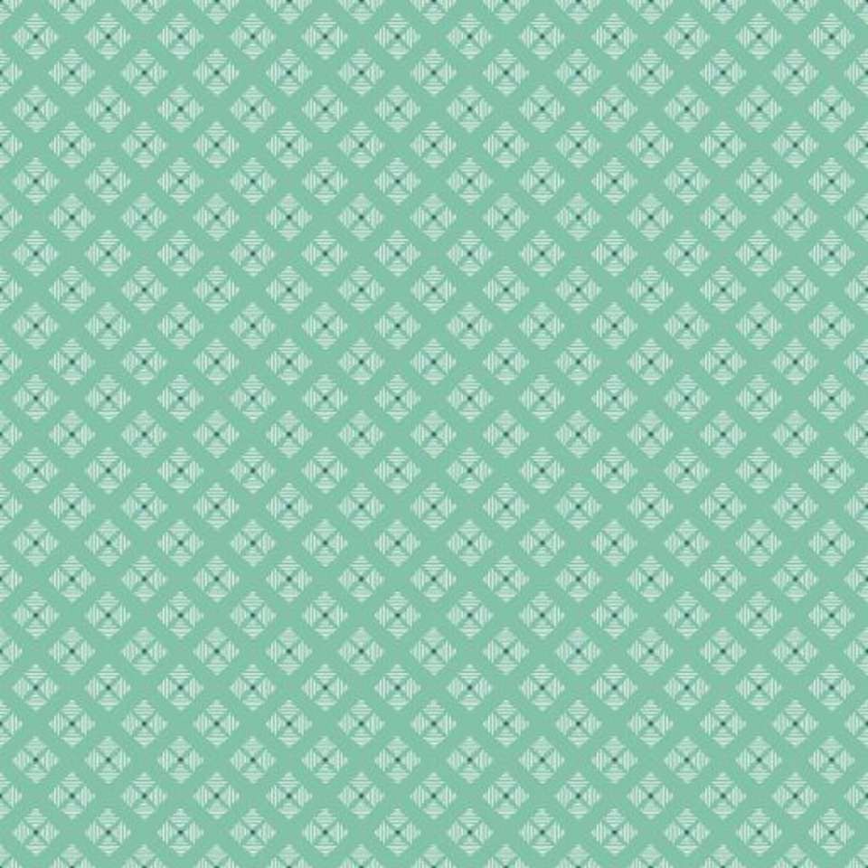 Riley Blake Designs - Bee Basics - C6409-TEAL_Basics_StitchedFlower