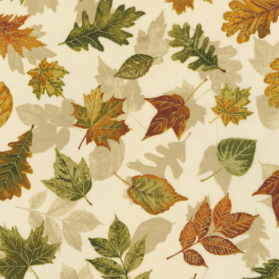 Timeless Treasures - Autumn Palatte - Nature-CM7154-Cream