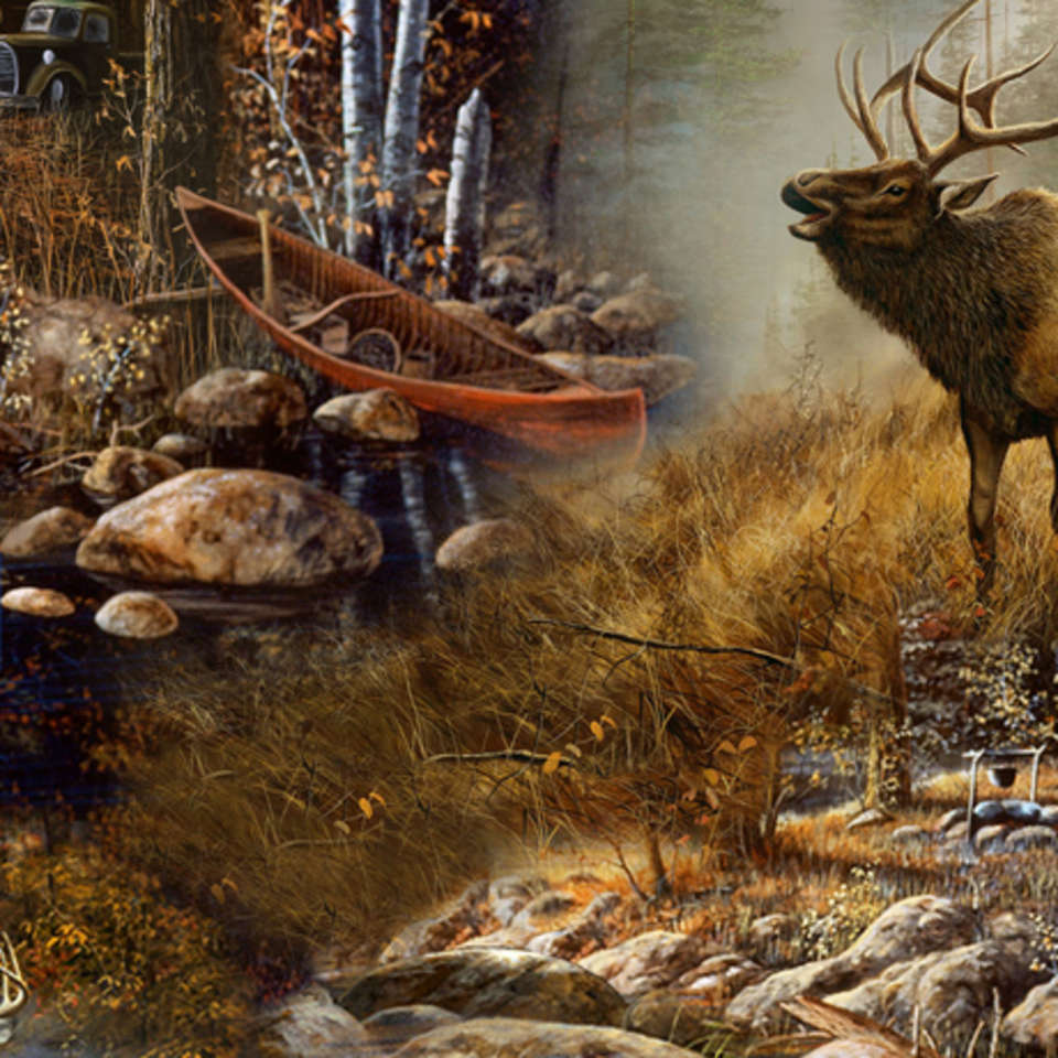 QT Fabrics - In the Wilderness - 27155 X