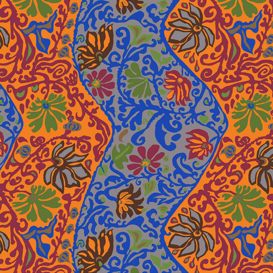 Free Spirit - Kaffe Fassett Collective Spring 2019 - PWBM069.OCHRE