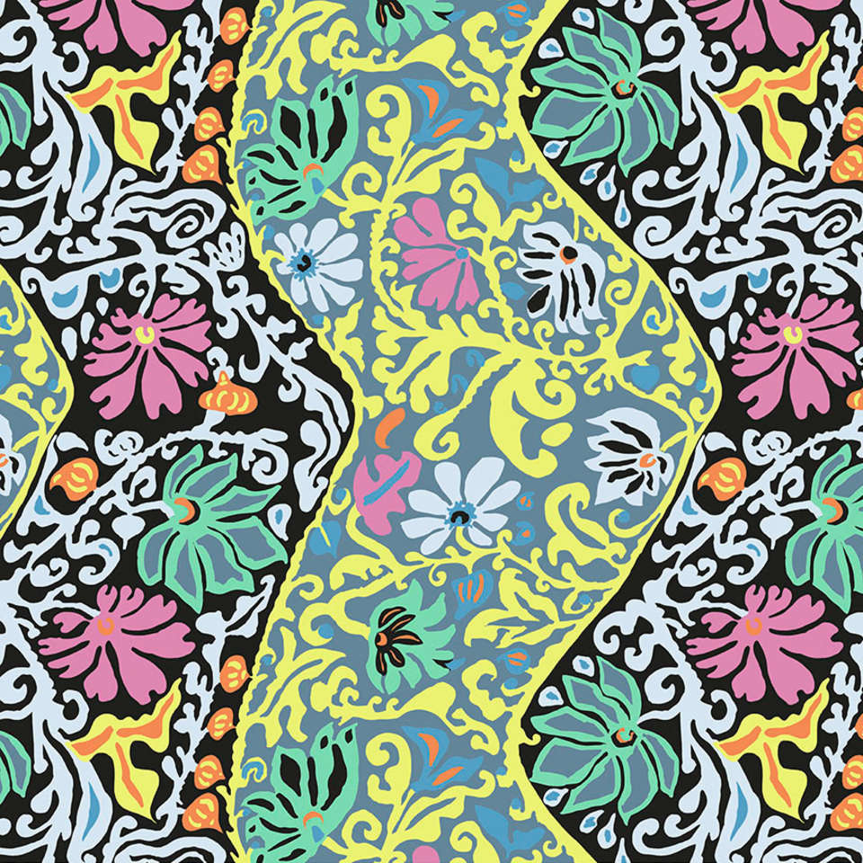 Free Spirit - Kaffe Fassett Collective Spring 2019 - PWBM069.CONTRAST