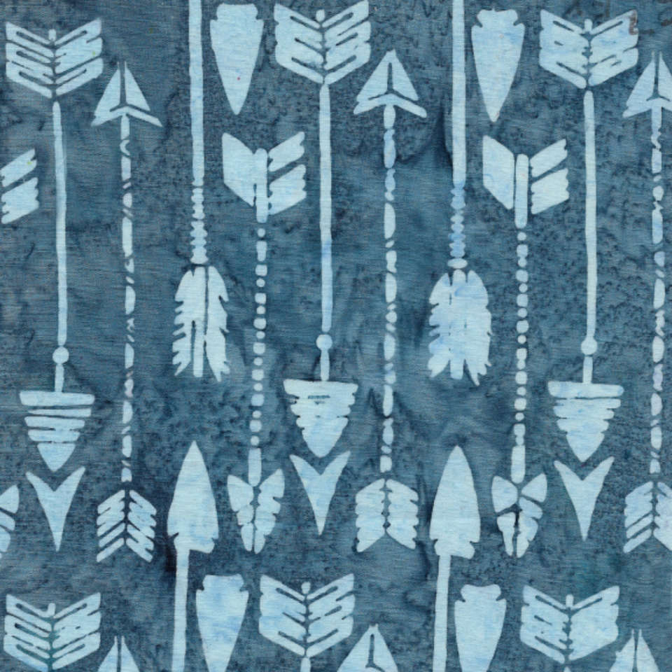 Island Batik - Faded Blue Jeans - 121923531