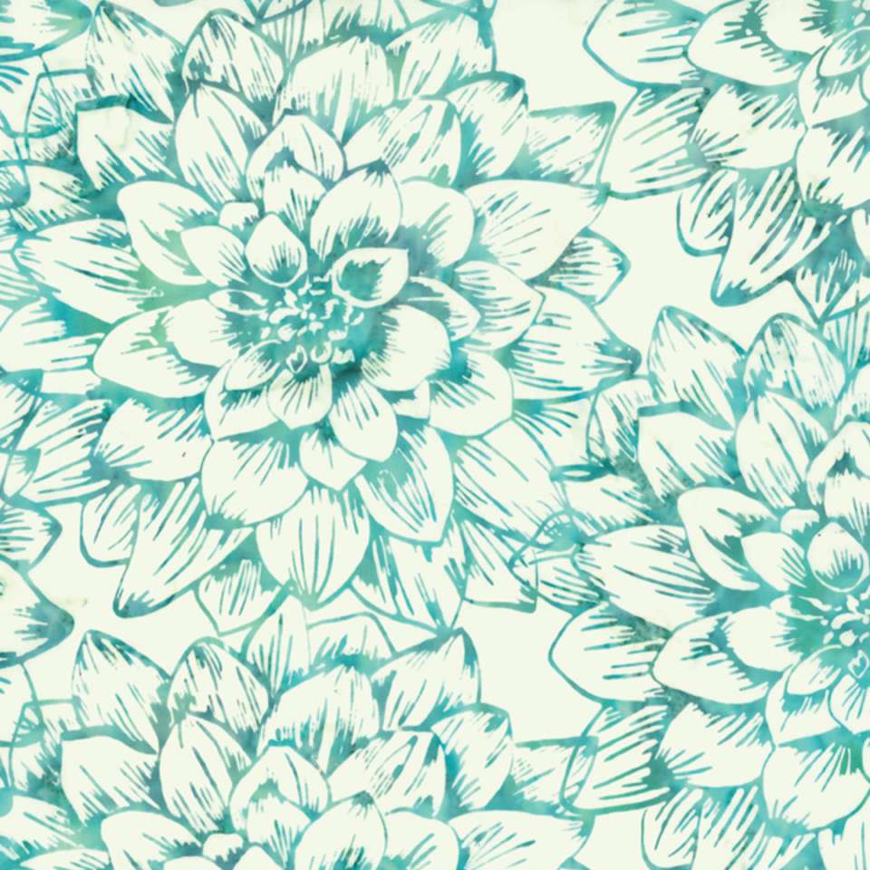 Hoffman California Fabrics - 2019 Fall Batiks - R2270-484-Seaside