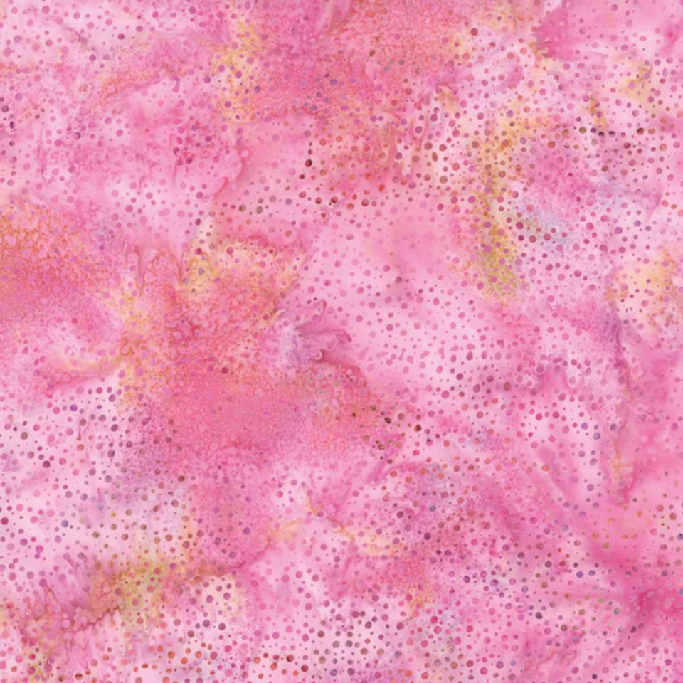 Hoffman California Fabrics - 2019 Fall Batiks - 885 374-Light Camellia