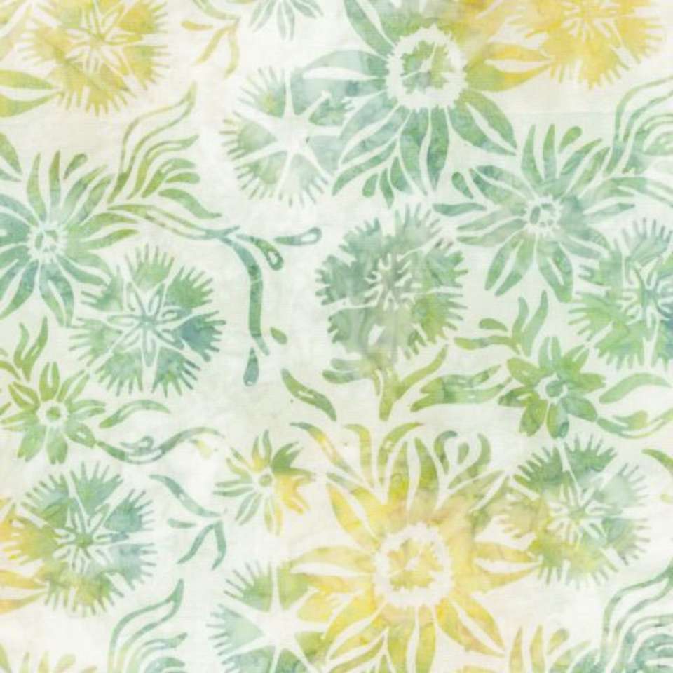 Timeless Treasures - Tonga Mini Collection Basil  - Tonga-B8163 Mint