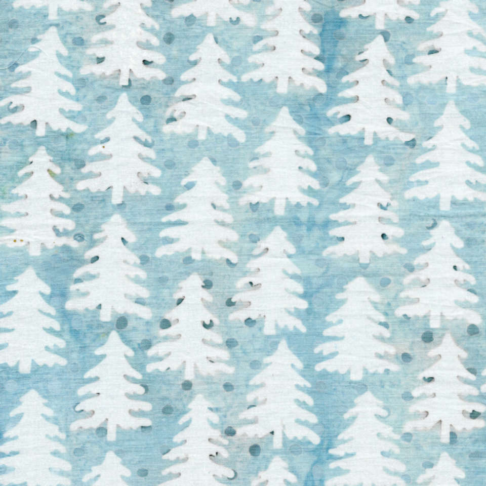 Island Batik - Winter Forest  - 121904513