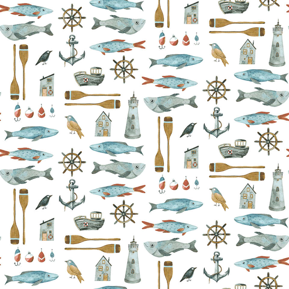 Dear Stella - Dear Stella Hook, Line & Sinker - Stella-1801 White