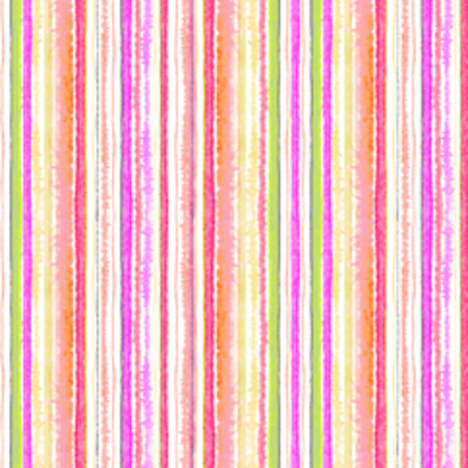 Timeless Treasures - Spring Song - STRIPE-CD8621 PINK