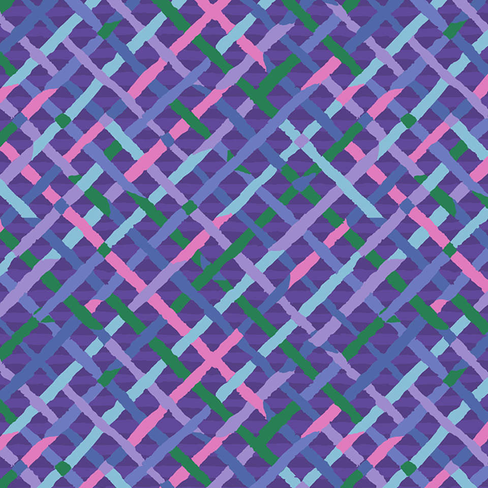 Free Spirit - Kaffe Fassett Collective February 2020 - PWBM037.PLUM