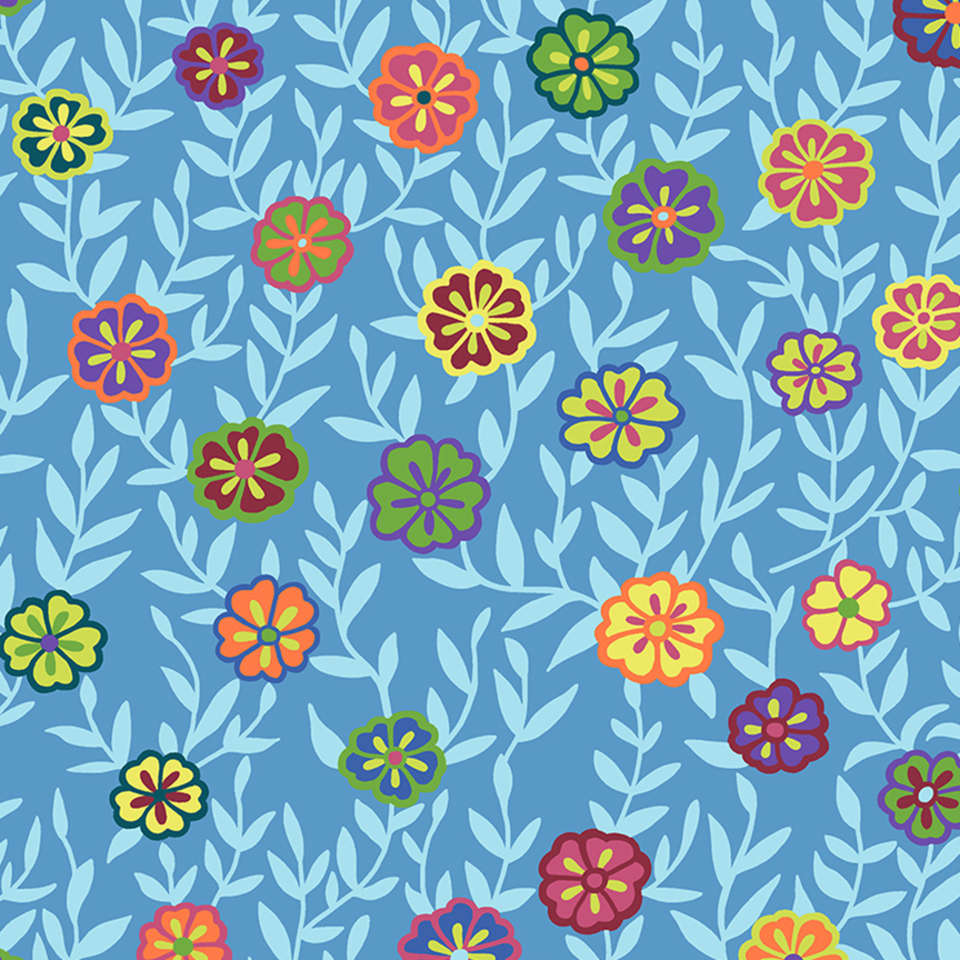 Free Spirit - Kaffe Fassett Collective February 2020 - PWGP175.BLUE