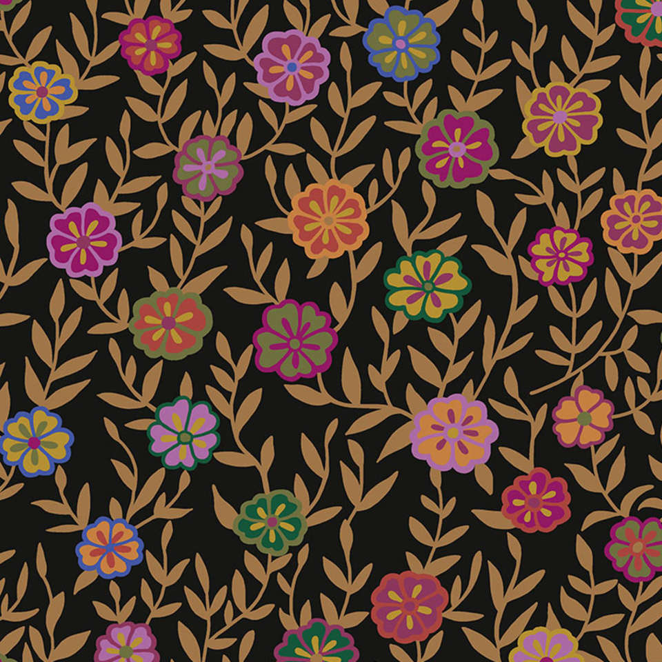 Free Spirit - Kaffe Fassett Collective February 2020 - PWGP175.BLACK