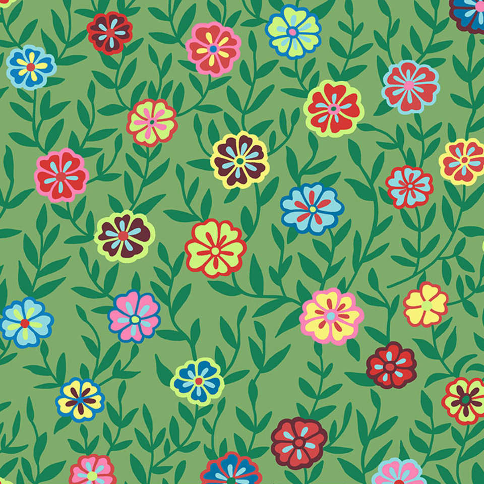 Free Spirit - Kaffe Fassett Collective February 2020 - PWGP175.GREEN