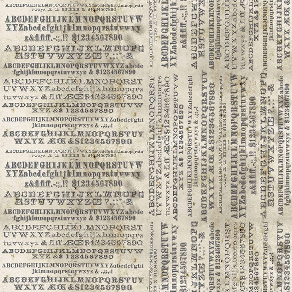 Free Spirit - Monochrome - PWTH175.PARCHMENT Typography