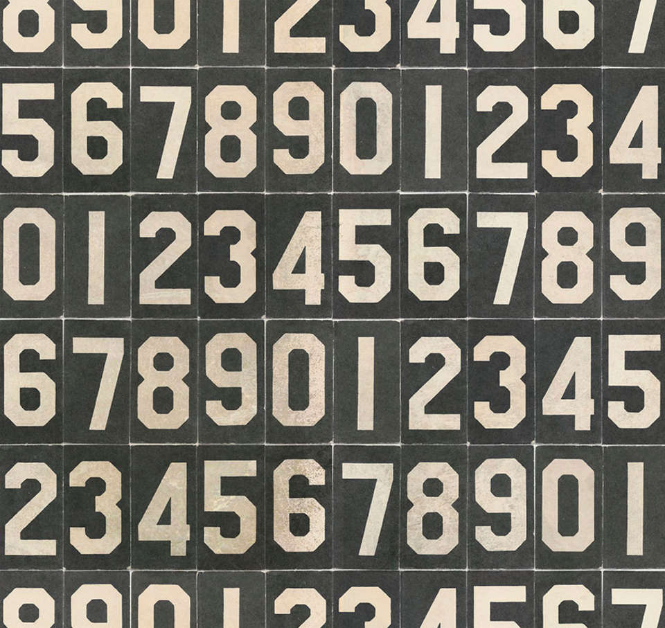 Free Spirit - Monochrome - PWTH063.BLACK Numbers