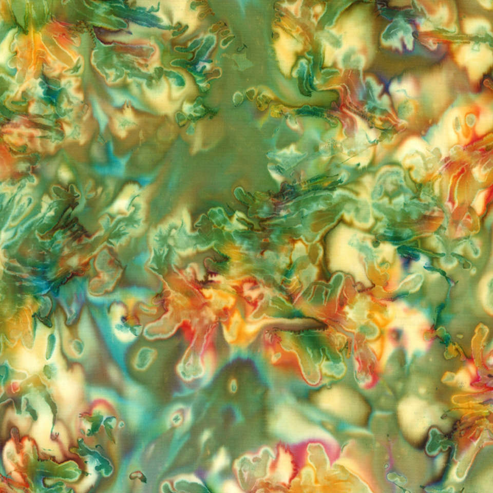 Hoffman California Fabrics - Paradise - 843-181-Rainbow