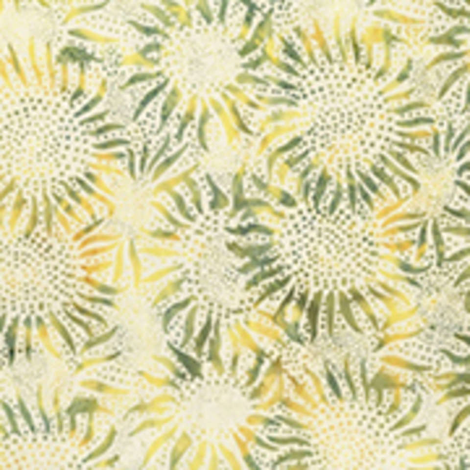 Hoffman California Fabrics - 884 Sunflowers Batiks - 884-351-Sunny