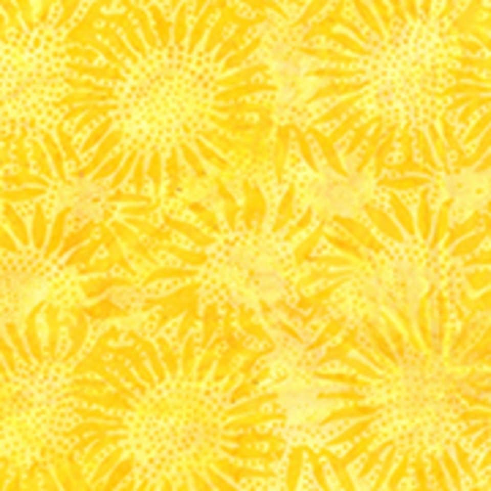 Hoffman California Fabrics - 884 Sunflowers Batiks - 884-149-Sun