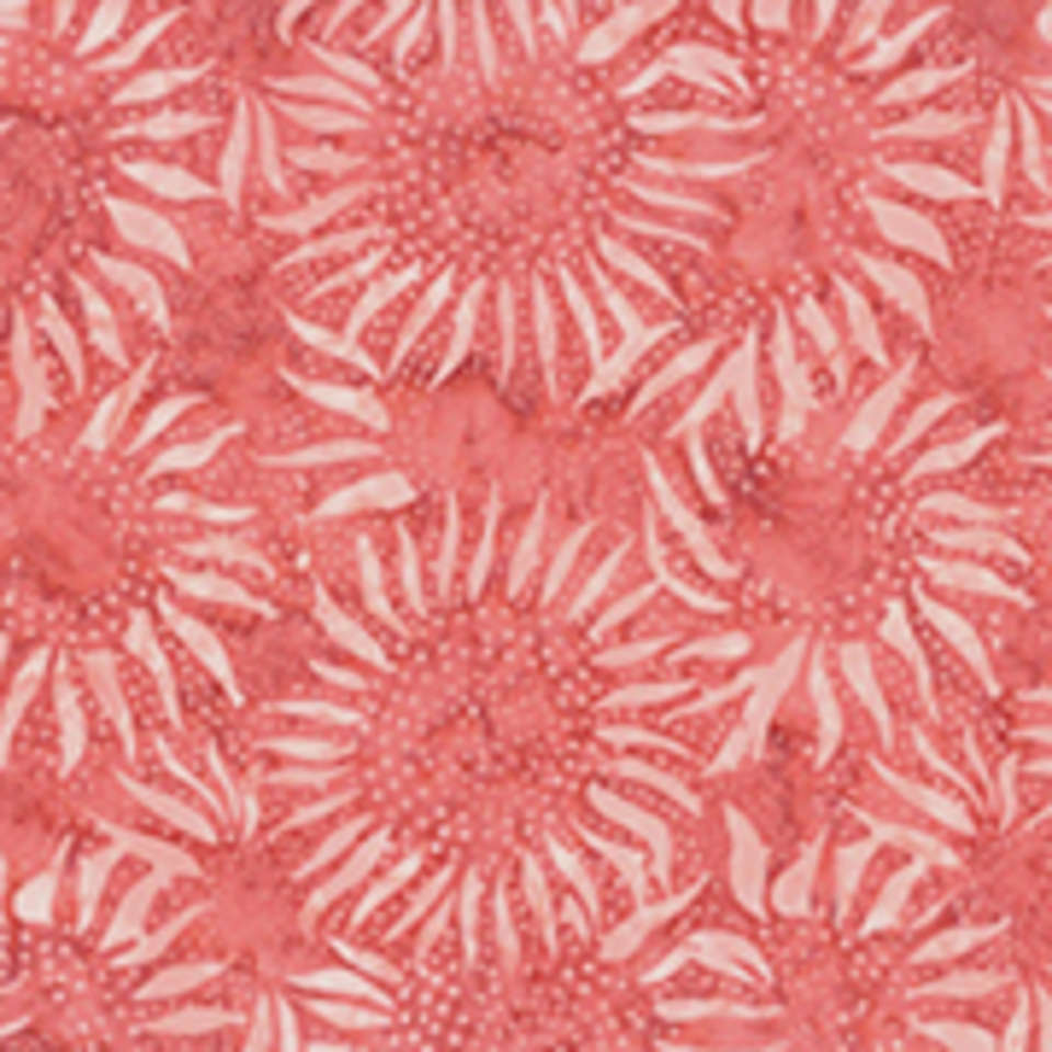 Hoffman California Fabrics - 884 Sunflowers Batiks - 884-416-Marmalade