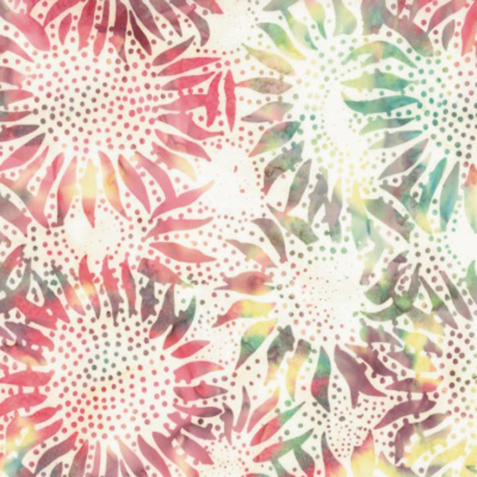 Hoffman California Fabrics - 884 Sunflowers Batiks - 884-145-Spring