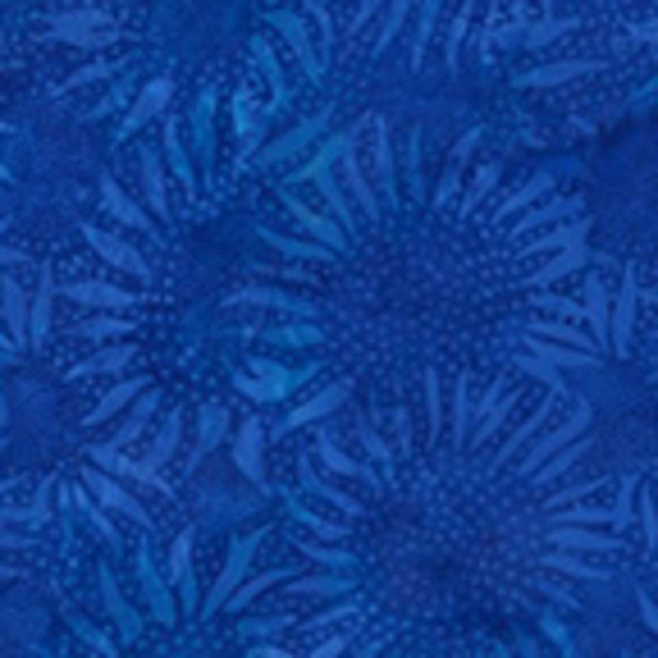 Hoffman California Fabrics - 884 Sunflowers Batiks - 884-360-Waikiki