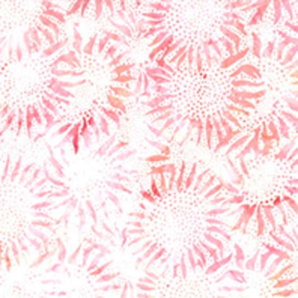 Hoffman California Fabrics - 884 Sunflowers Batiks - 884-480-Creamsicle