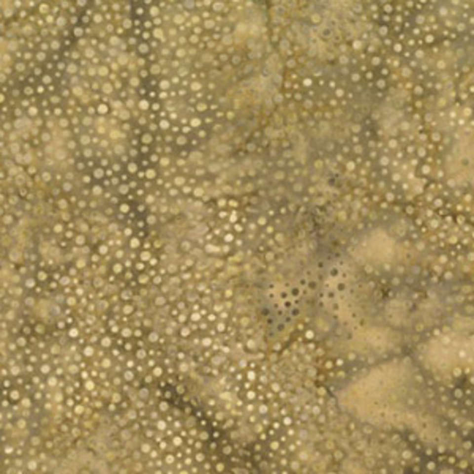 Hoffman California Fabrics - 885 Dot Batiks - 885-146-Stone-Green