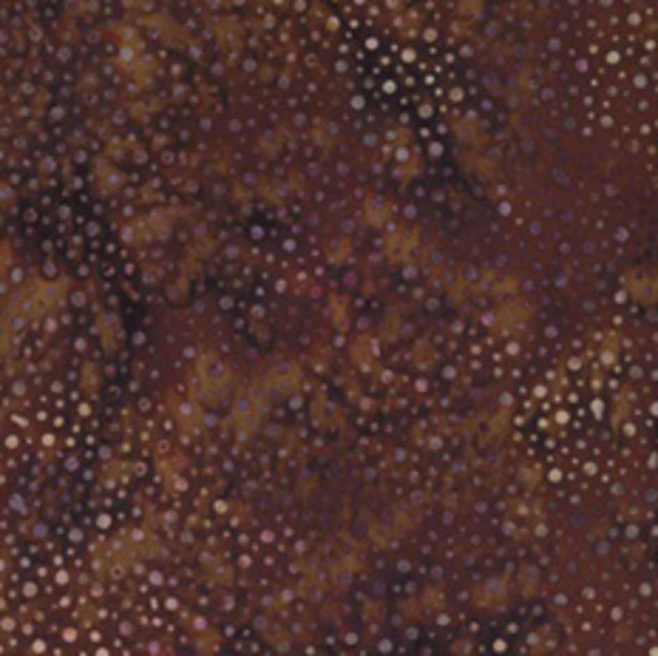 Hoffman California Fabrics - 885 Dot Batiks - 885-108-Chocolate