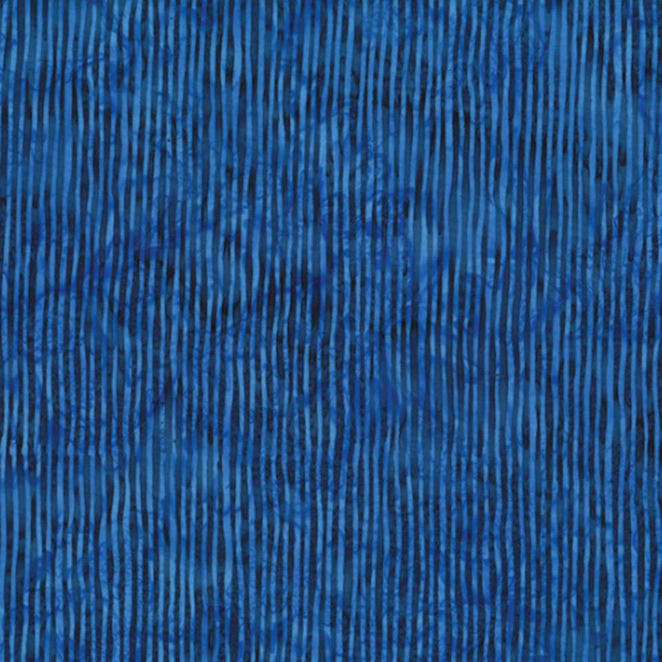 Hoffman California Fabrics - R2284 Stripe Batiks - R2284-19-Navy