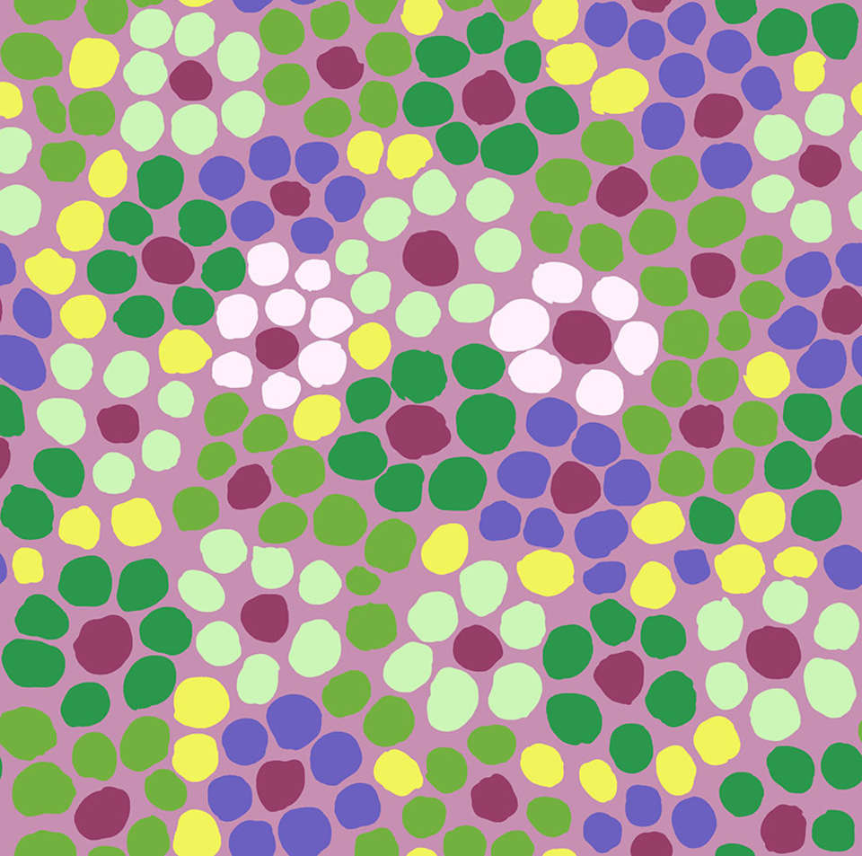 Free Spirit - Kaffe Fassett Collective February 2023 - PWBM077.MAUVE Flower Dot