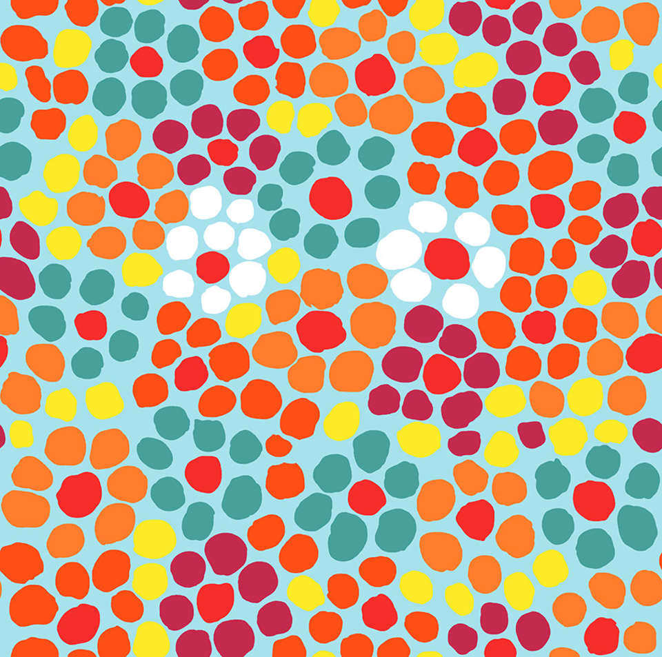 Free Spirit - Kaffe Fassett Collective February 2023 - PWBM077.JOLLY Flower Dot