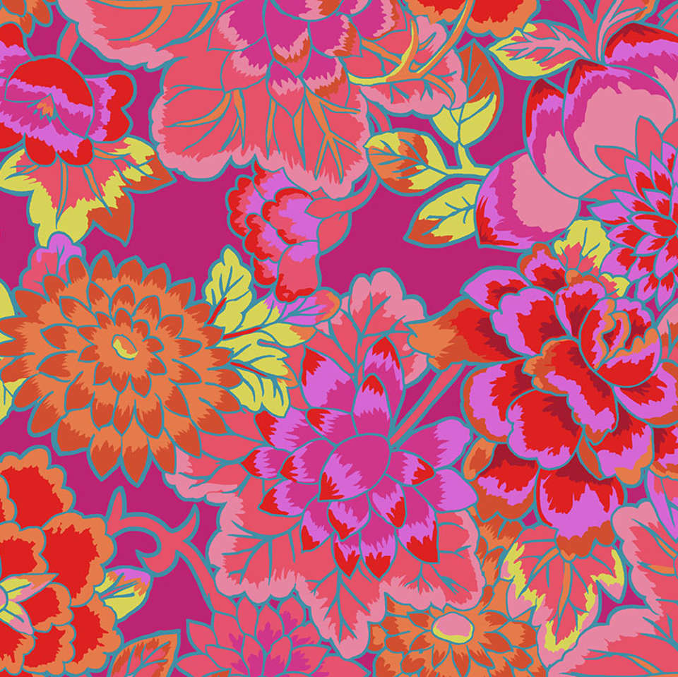 Free Spirit - Kaffe Fassett Collective February 2023 - PWGP046.MAGENTA Cloisonne