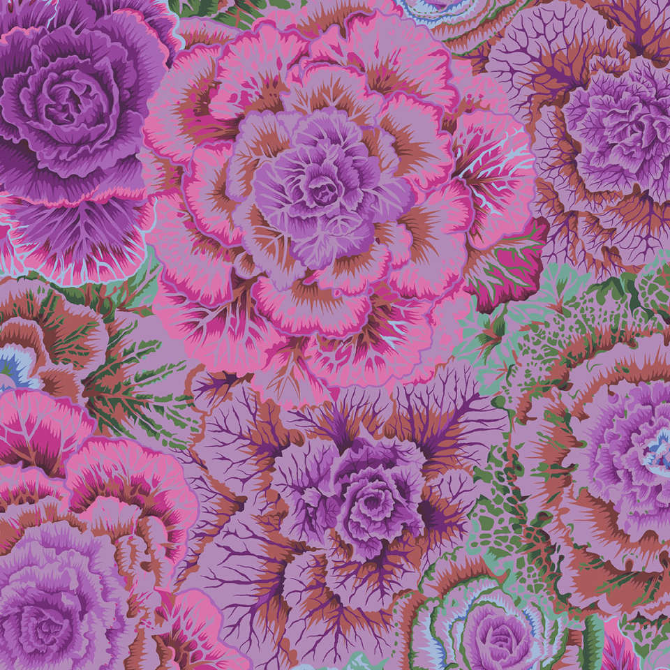 Free Spirit - Kaffe Fassett Collective February 2023 - PWPJ051.MAGENTA Brassica