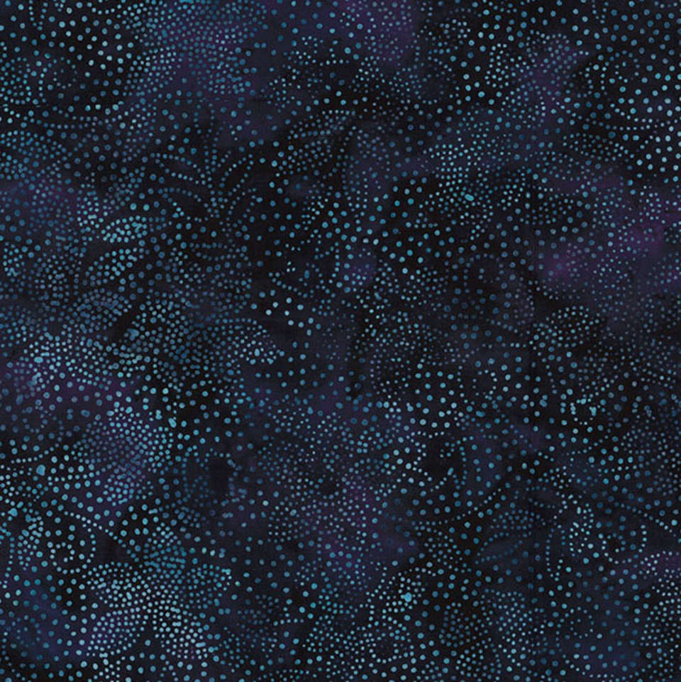 Hoffman California Fabrics - Violet Rays - T2439-197-Black-Grape