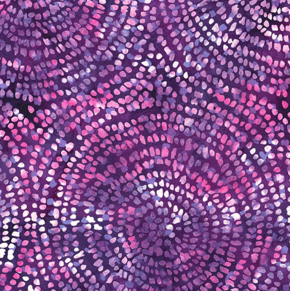 Hoffman California Fabrics - Violet Rays - T2441-437-Pansy