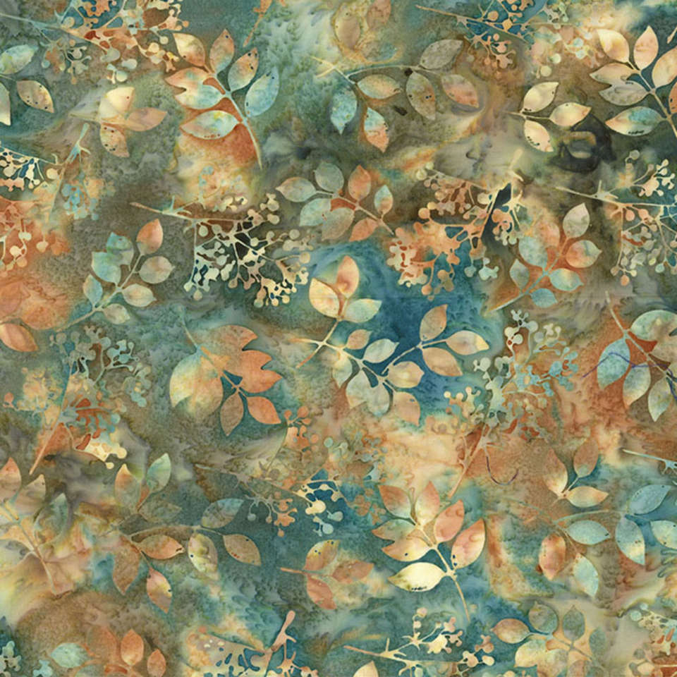 Hoffman California Fabrics - Fawn and Fauna - T2431-534-Hemp