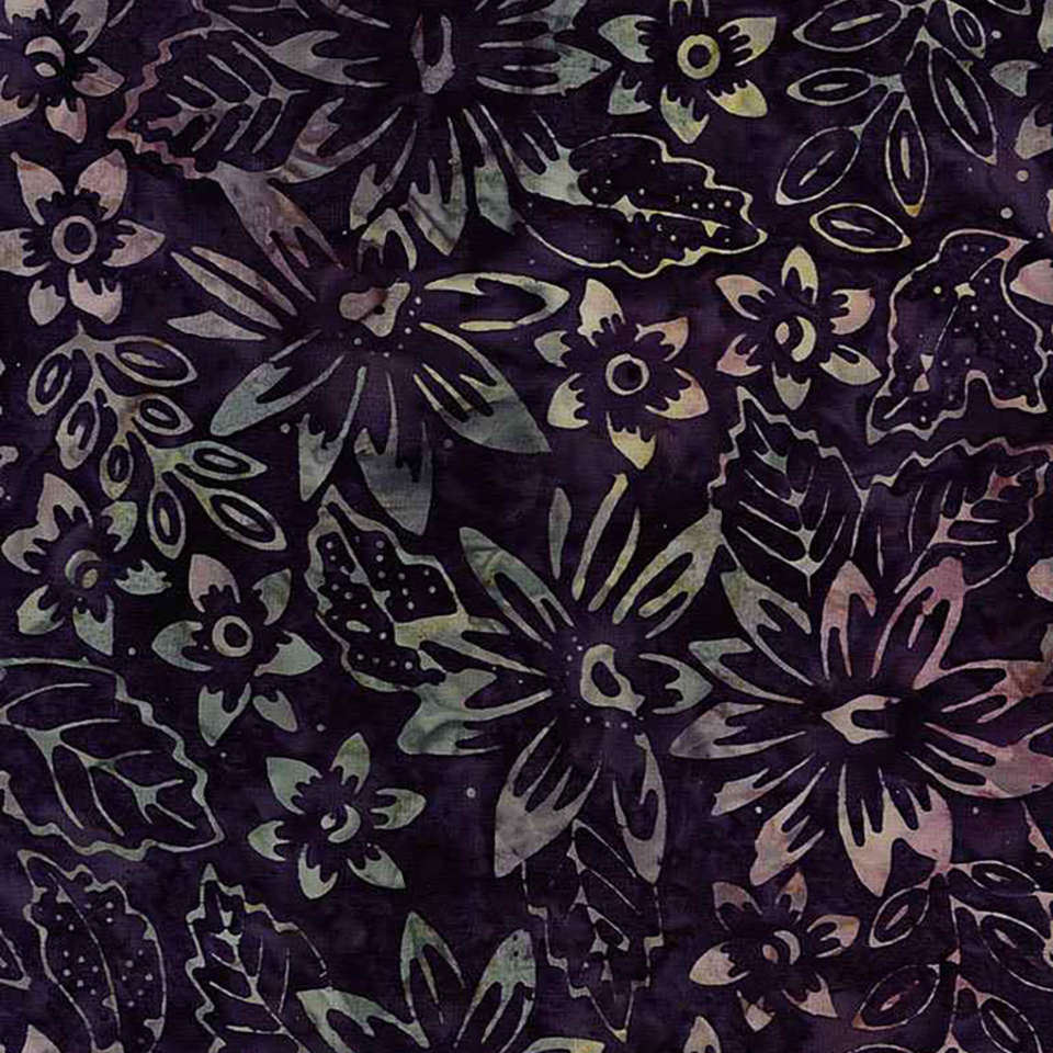 Timeless Treasures - Tonga Plum Fusion - TONGA-B8039-PLUM