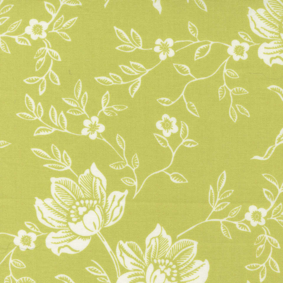 Serendipity Fleuri Yellow - Felt Backed - 8 X 14