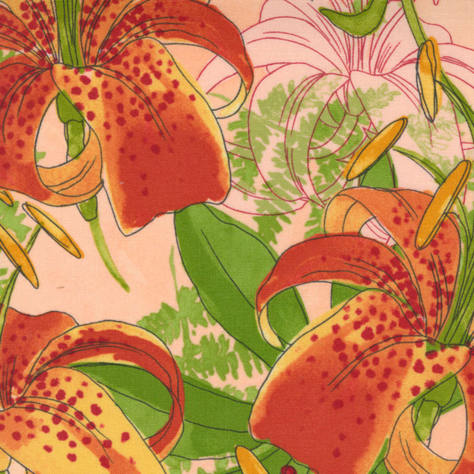 Moda - Carolina Lilies - 48700-14