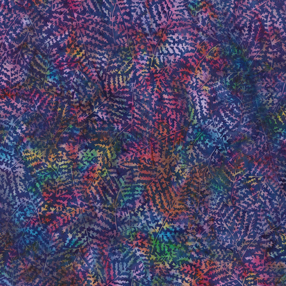 Hoffman California Fabrics - Radiant Rainbow - U2461-382-Grape-Juice