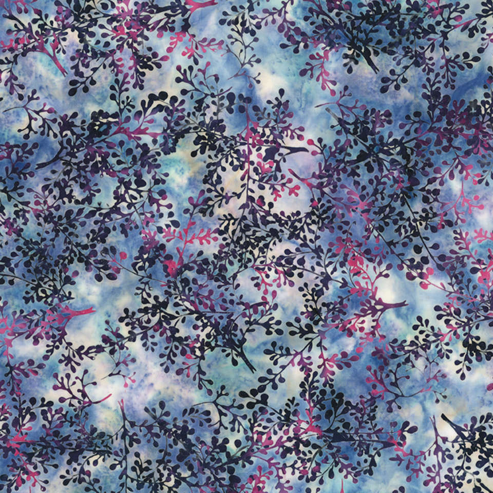 Hoffman California Fabrics - Radiant Rainbow - U2458-694-Wild-Flower