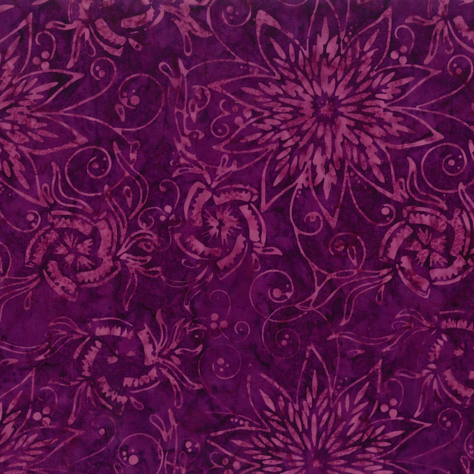 Timeless Treasures - Tonga Hydrangea - Tonga-B8168 Magenta