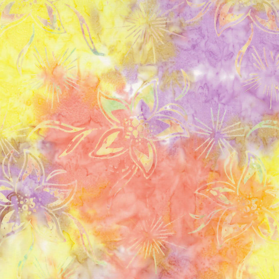 Timeless Treasures - Tonga Hydrangea - Tonga-B8786 Sunrise