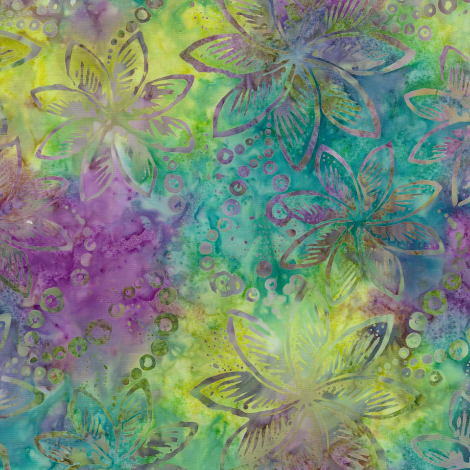 Timeless Treasures - Tonga Hydrangea - Tonga-B8165 Dream